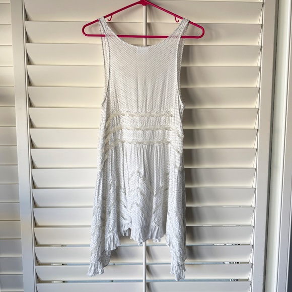 Free People Voile and Lace Trapeze Slip in White (Size M) - Picture 9 of 9